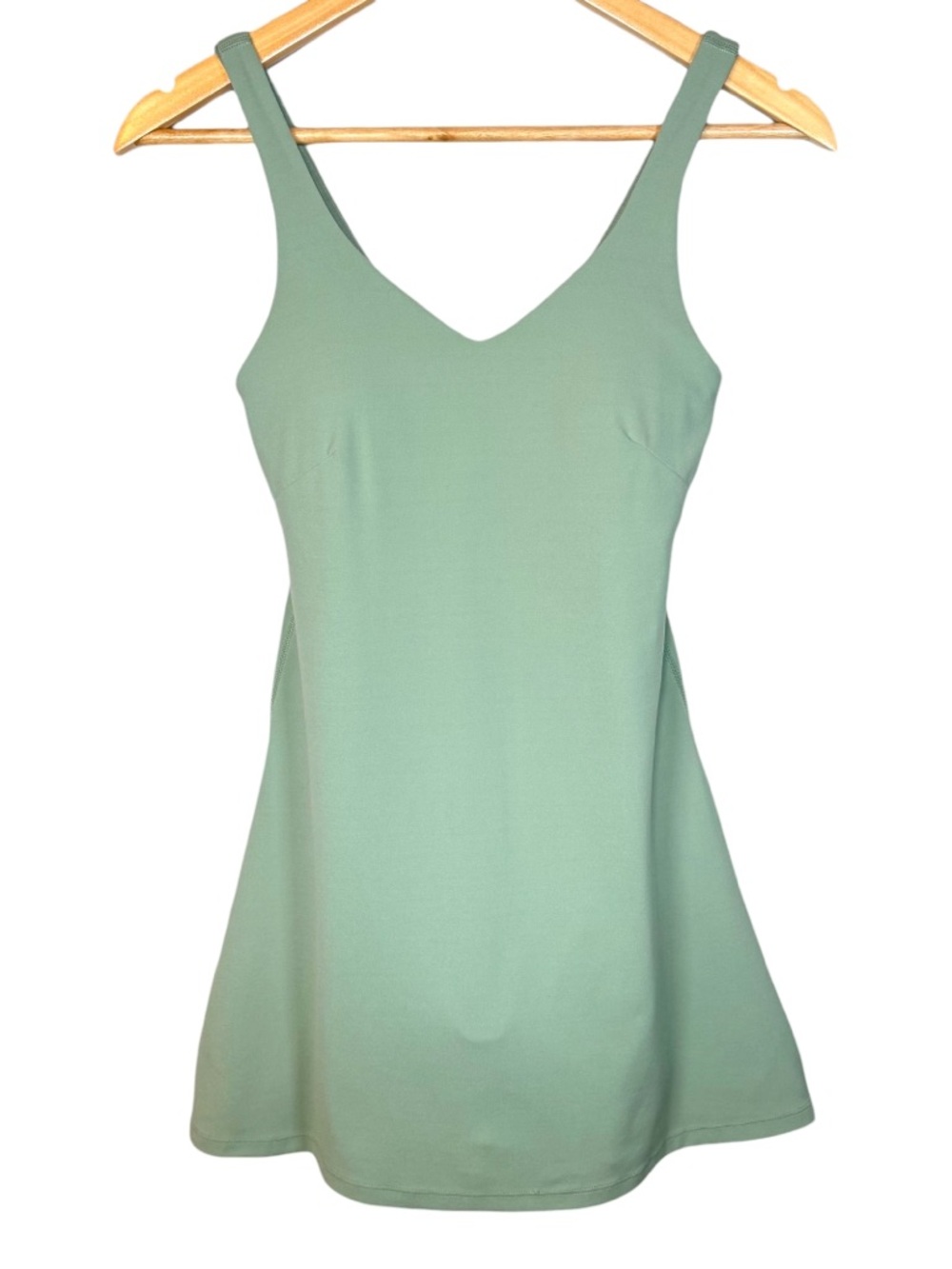 Lululemon Align Dress Green Size 4 Built In Shorts Athletic Tennis